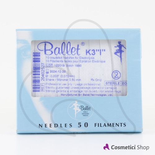 Immagine di Ago per elettrodepilazione K3  "I" Argento Ballet