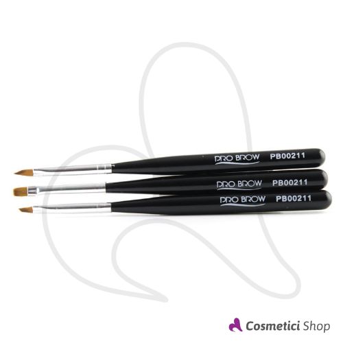 Immagine di Set pennelli per hennè Brush Set Pro Brow