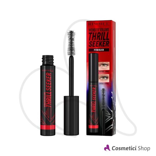 Immagine di Mascara Wonder'Volume Thrill Seeker Pitch Black Rimmel